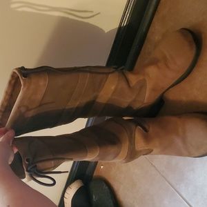 Womens Dublin Leather Boots - Size 8